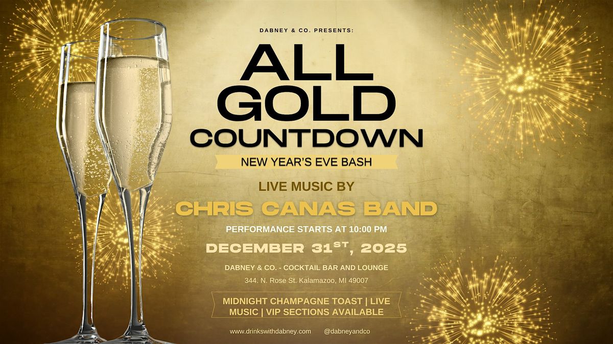 All Gold Countdown: New Year's Eve Bash, 31 December | Event in Kalamazoo | AllEvents