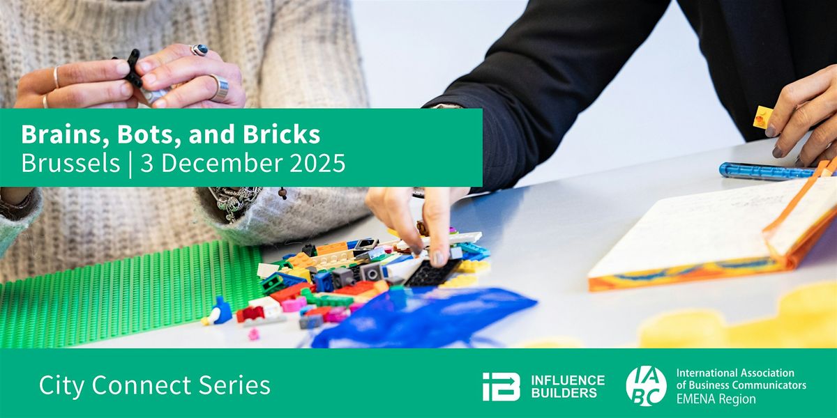 Brains, bots, and bricks: How to use AI to supercharge your creativity, 3 December | Event in Brussel | AllEvents