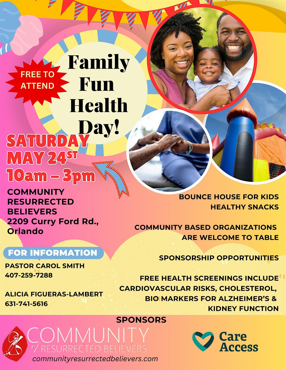 Family Fun Health Day, 24 May | Event in Orlando | AllEvents