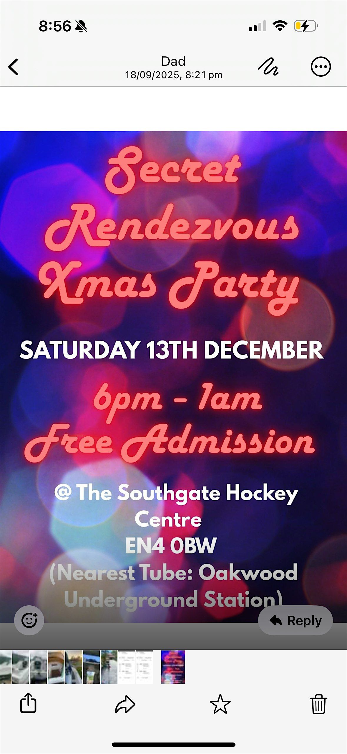 Secret Rendezvous Xmas Party 18:00-1:00, 13 December | Event in Barnet | AllEvents