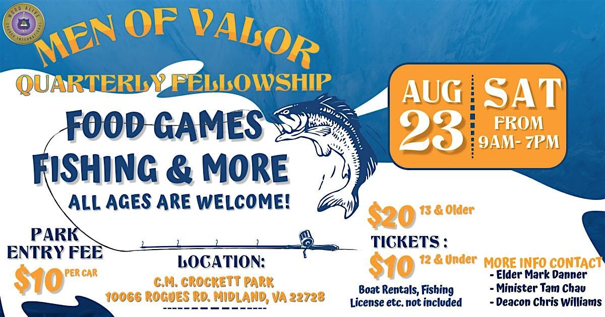 WACI Men Of Valor Fellowship Event, 23 August | Event in Midland | AllEvents