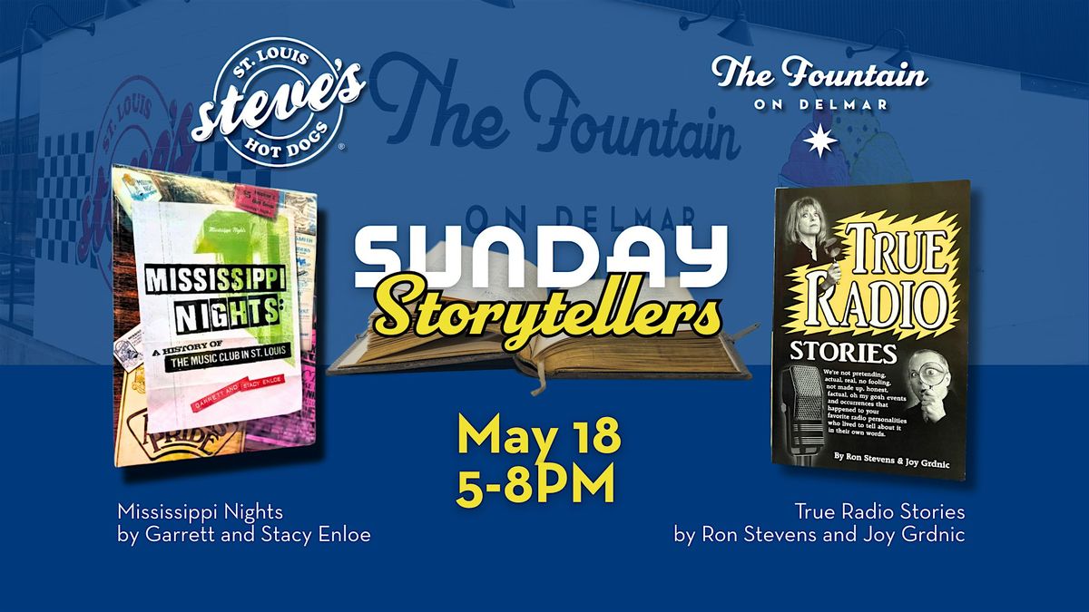 Sunday Storytellers: Local Authors Share Their Tales, 18 May | Event in St. Louis | AllEvents