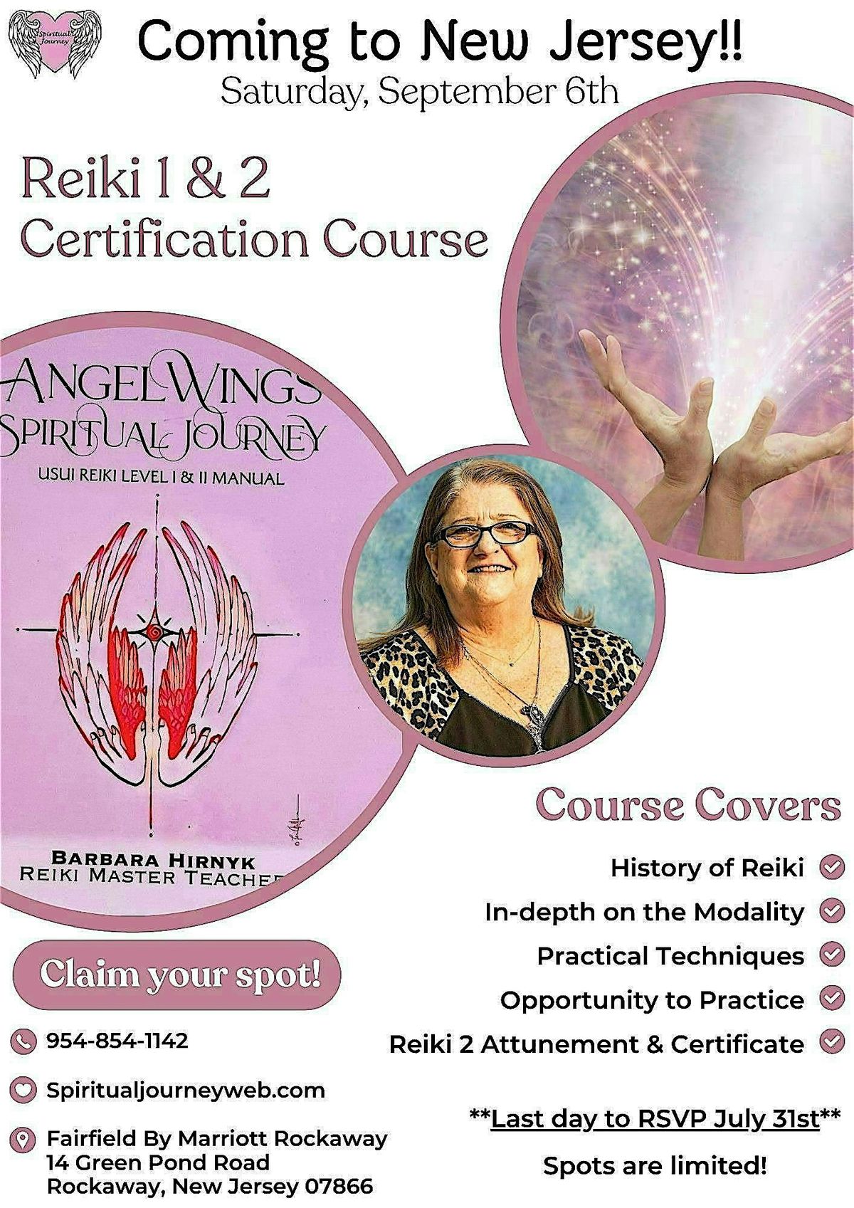 Usui Reiki 1 and 2 Certification Course, 6 September | Event in Rockaway | AllEvents