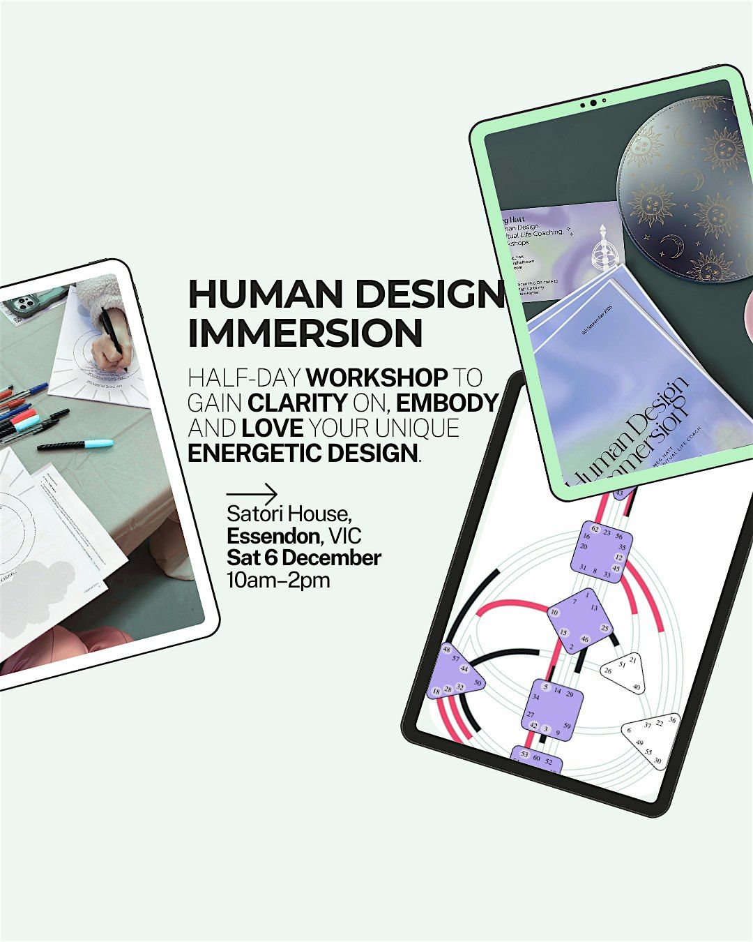Human Design Immersion, 6 December | Event in Essendon | AllEvents