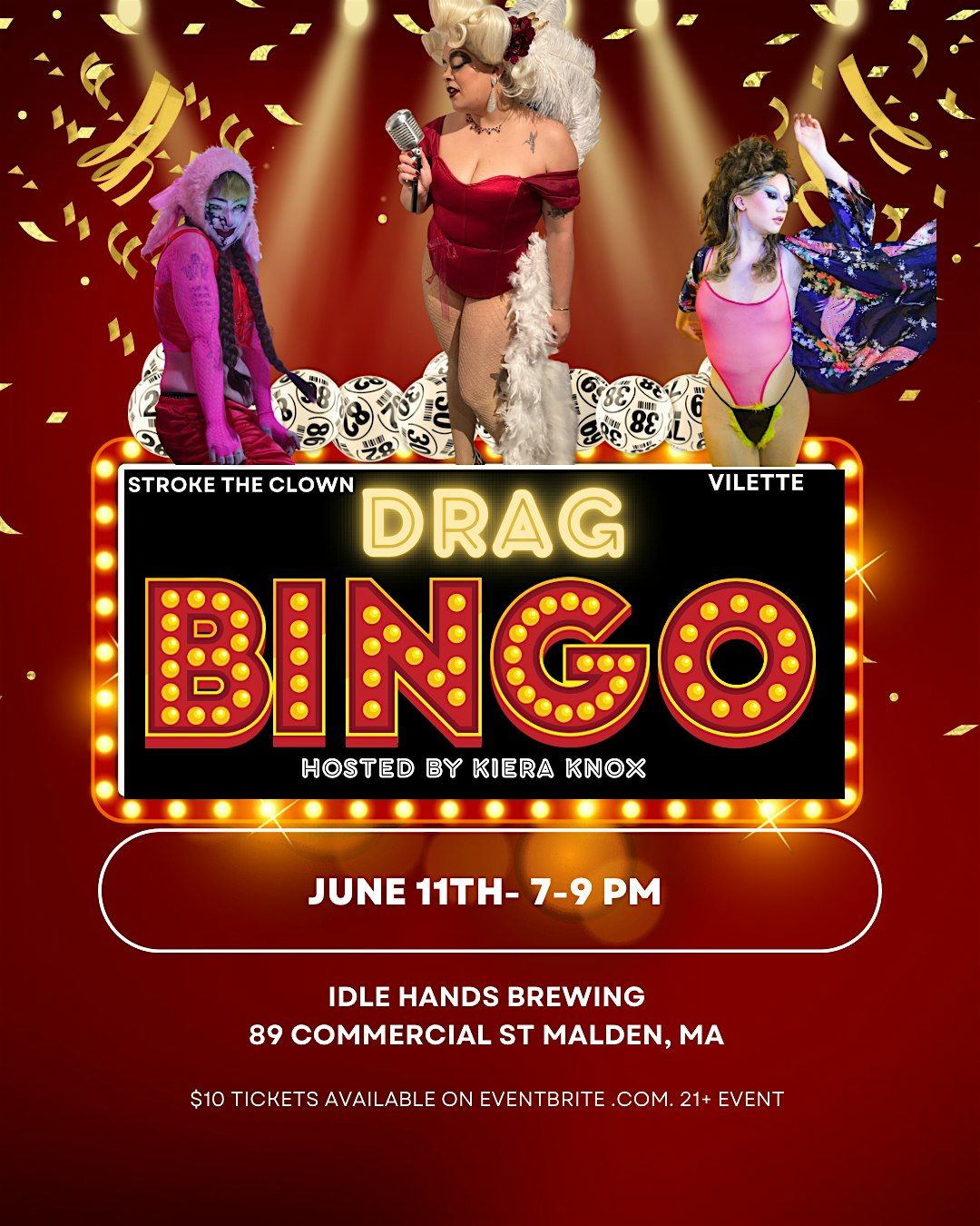 Drag Bingo with Kiera's Cabaret, 16 July | Event in Malden | AllEvents