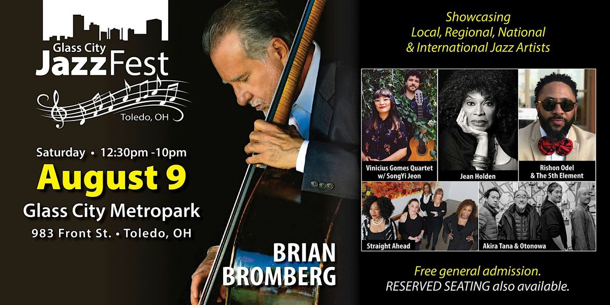 Glass City JazzFest - Reserved Seating, 9 August | Event in Toledo | AllEvents