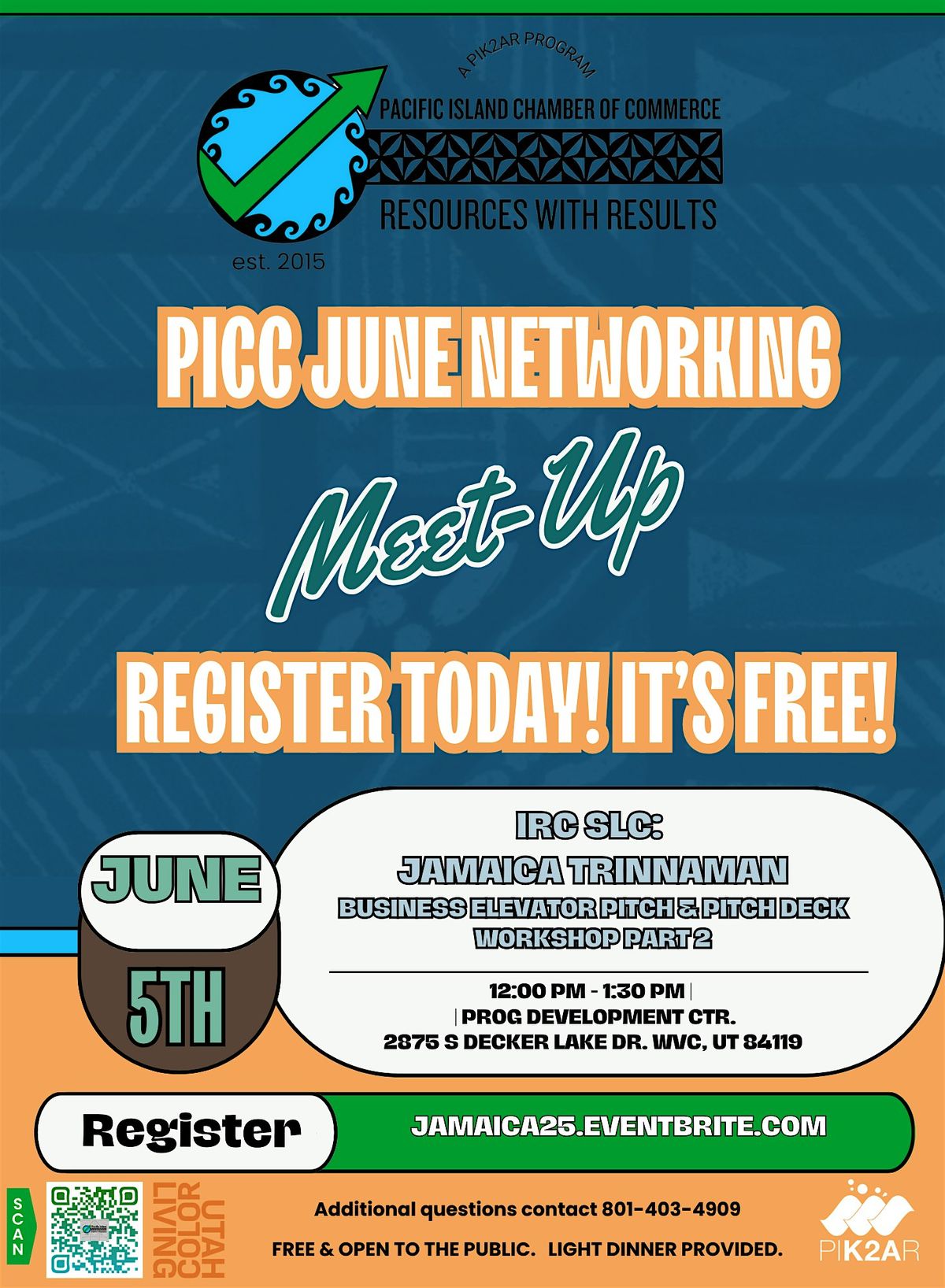 PICC: June Networking MeetUP, 5 June | Event in West Valley City | AllEvents