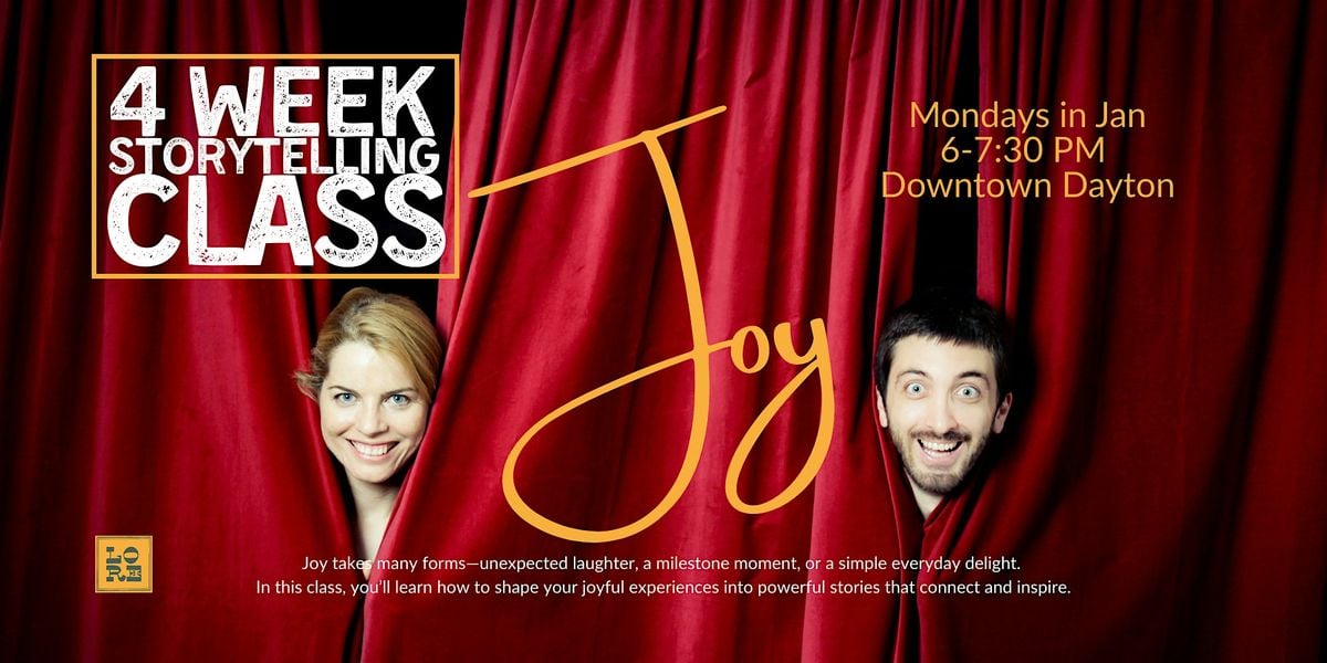 JOY: A 4-Week Storytelling Class, 5 January | Event in Dayton | AllEvents