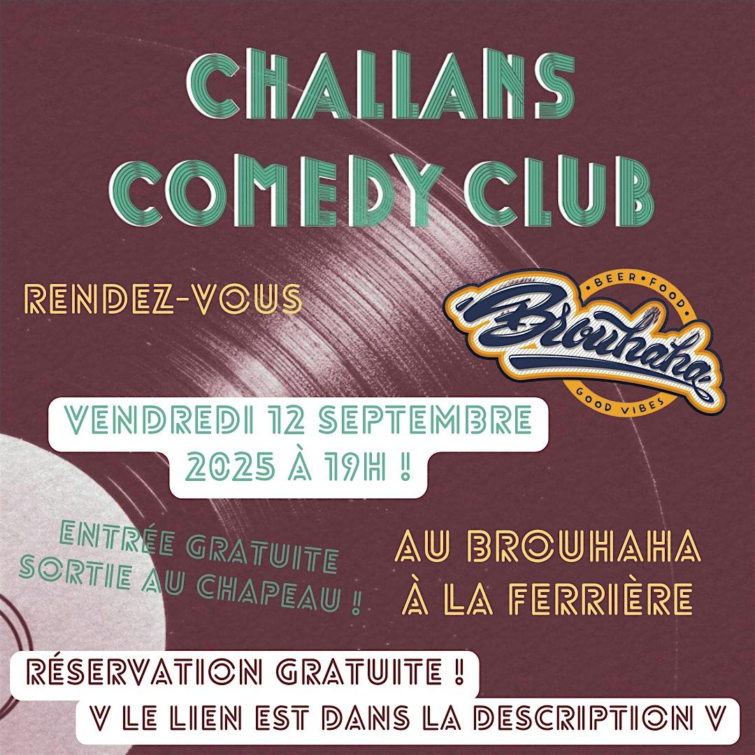 Soirée stand up au brouhaha à la Ferrière, 12 September | Event in La Ferrière | AllEvents