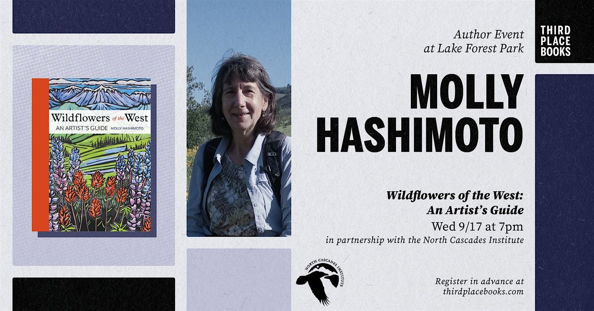 Molly Hashimoto presents 'Wildflowers of the West: An Artist's Guide', 17 September | Event in Lake Forest Park