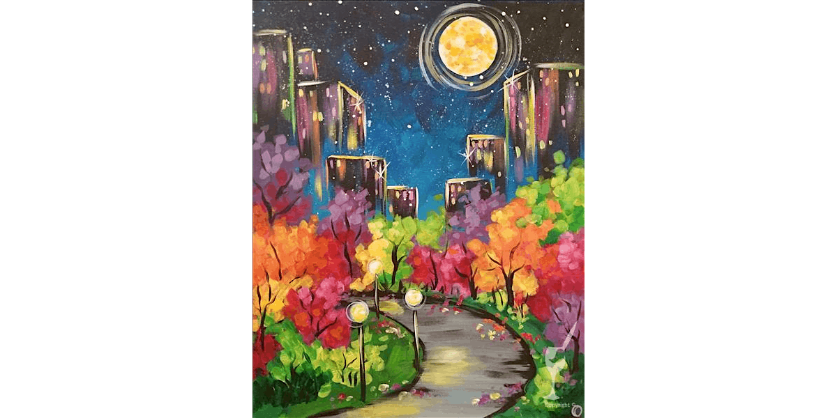Fall Evening With City Views - Date Night - Paint and Sip in Houston | Classpop!™, 7 August | Event in Pearland