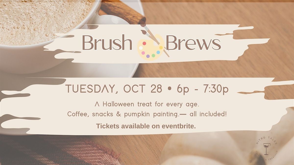 Brush & Brews — A Halloween Treat, 28 October | Event in Huntsville | AllEvents