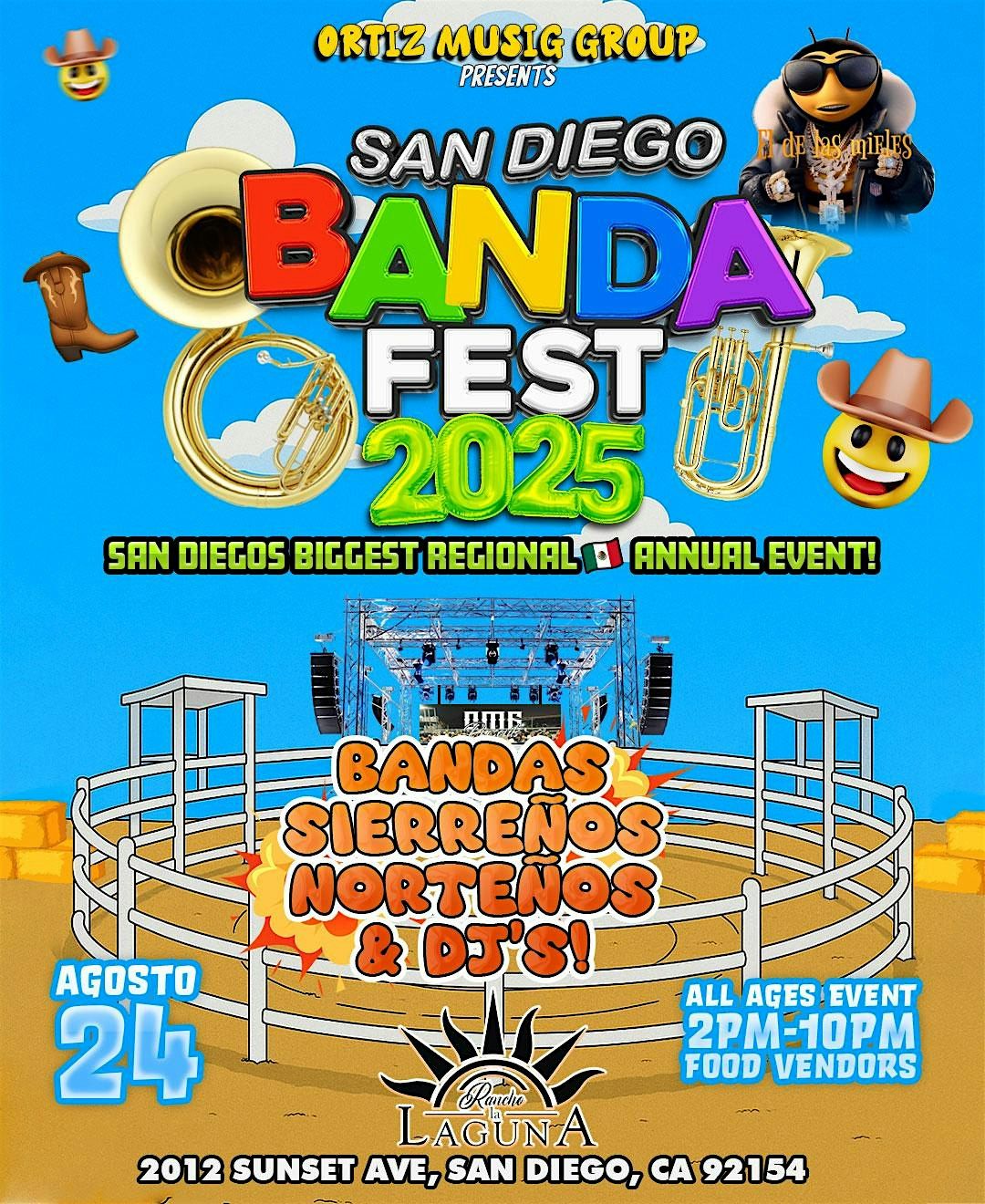 San Diego Banda Fest 2025, 24 August | Event in San Diego | AllEvents