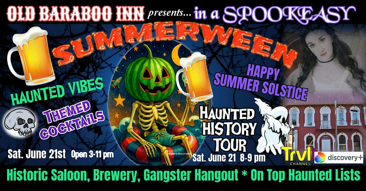 A "SUMMERWEEN" HISTORY & GHOST TOUR in a HAUNTED Old Saloon, 21 June | Event in Baraboo | AllEvents