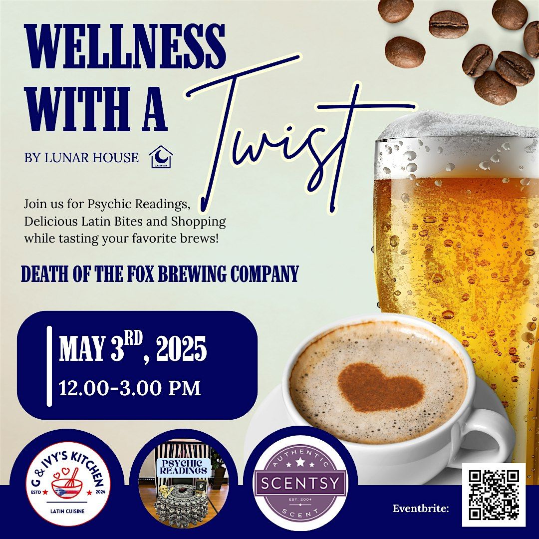 Wellness with a Twist at Death of The Fox Brewing Co., May 3rd, 3 May | Event in Clarksboro | AllEvents
