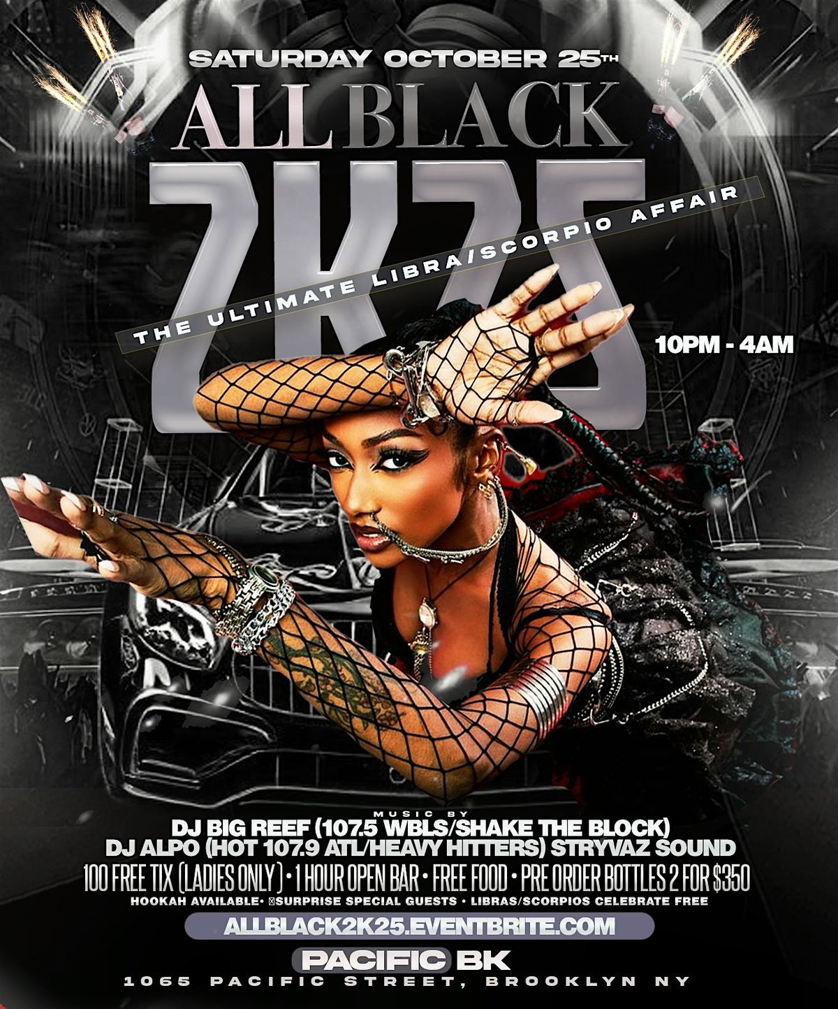 ALL BLACK 2K25 (The Ultimate Libra & Scorpio Affair), 25 October | Event in Brooklyn | AllEvents