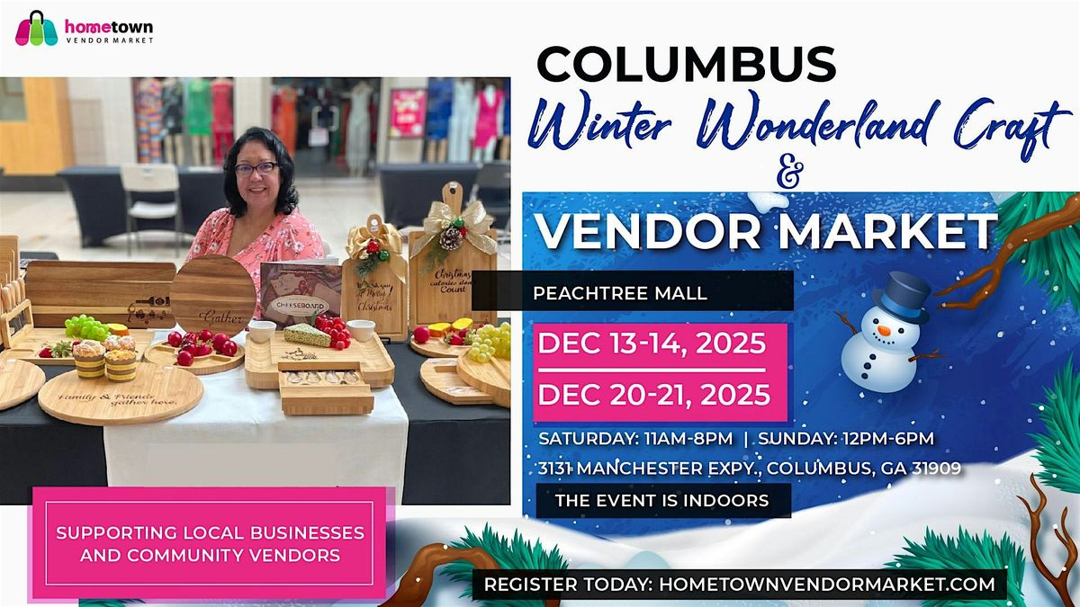 Columbus  Winter Wonderland Craft and Vendor Market, 13 December | Event in Columbus | AllEvents