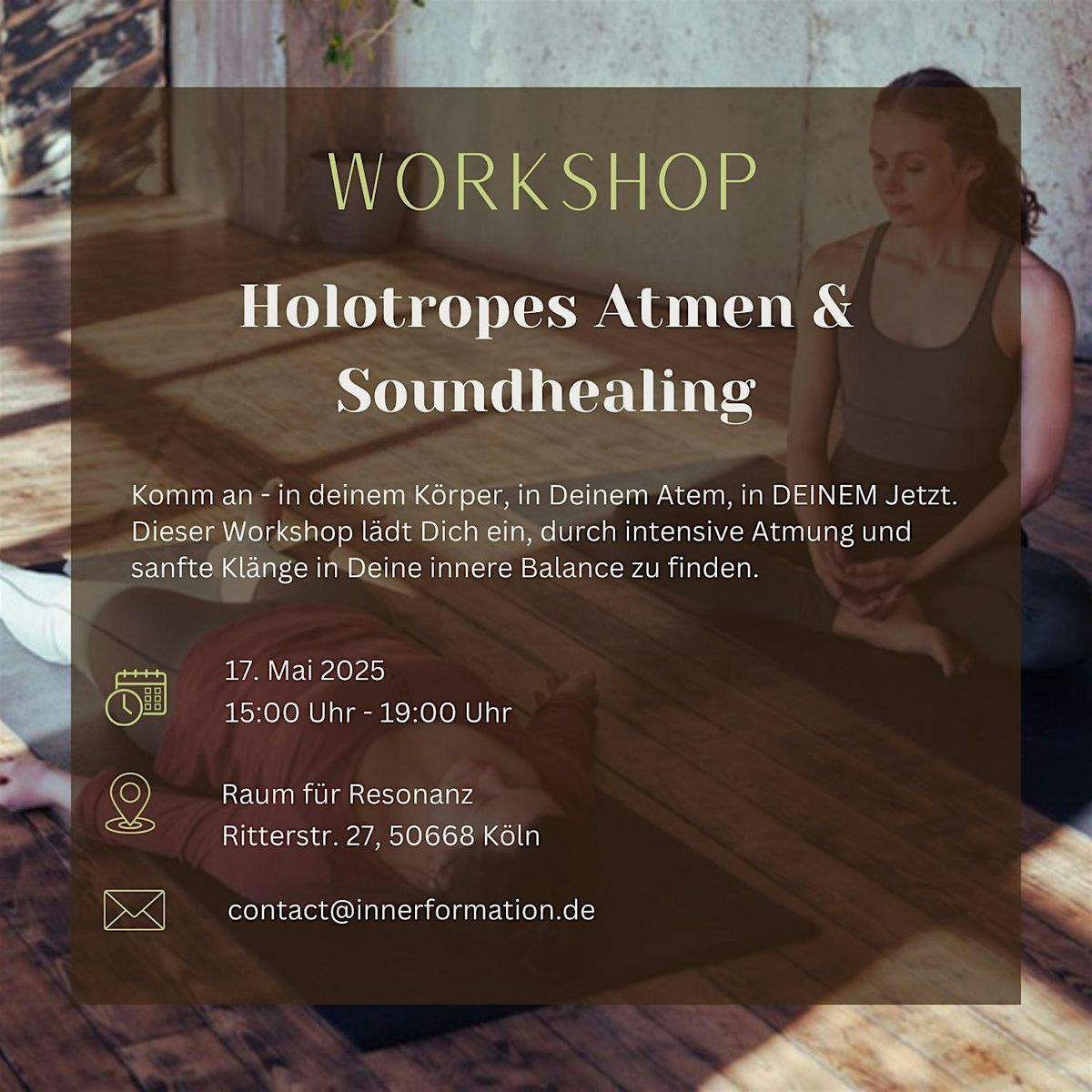 Workshop, 17 May | Event in Köln | AllEvents