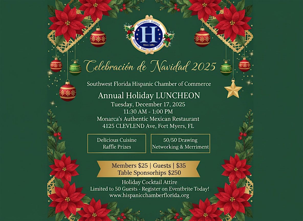✨ ¡Celebración de Navidad 2025! ✨, 17 December | Event in Fort Myers | AllEvents