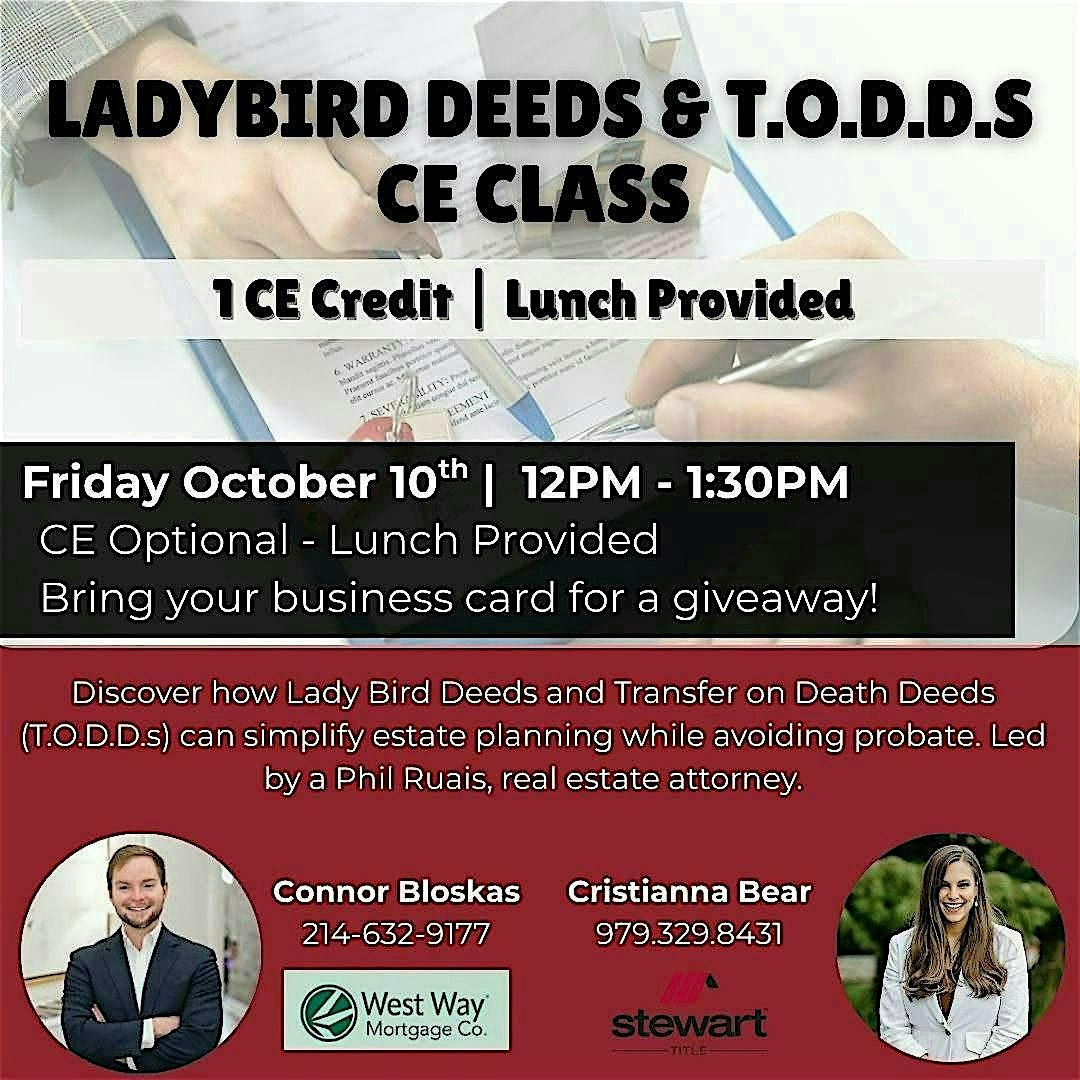 Ladybird Deed and TODDS CE Class, 10 October | Event in McKinney | AllEvents