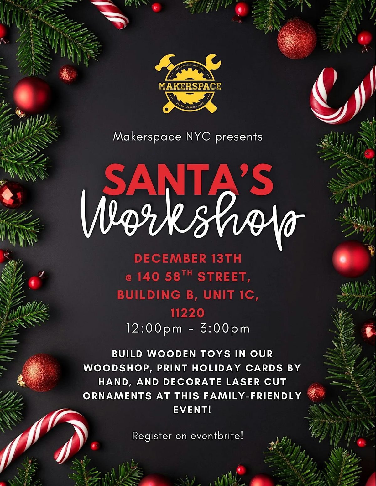 Santa's Workshop! - Brooklyn - FREE!, 13 December | Event in Brooklyn | AllEvents