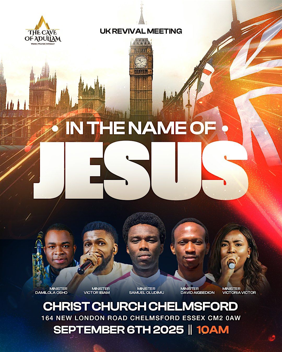 IN THE NAME OF JESUS, 6 September | Event in Chelmsford | AllEvents
