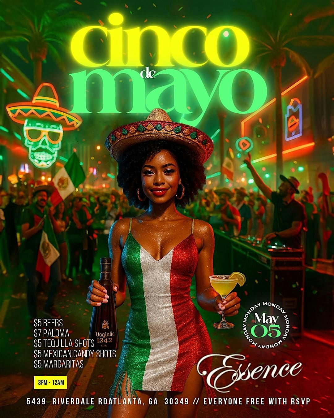 CINCO DE MAYO 2026 TACO TUESDAYS | ATLANTA'S #1 DAY PARTY EXPERIENCE, 5 May | Event in Atlanta | AllEvents