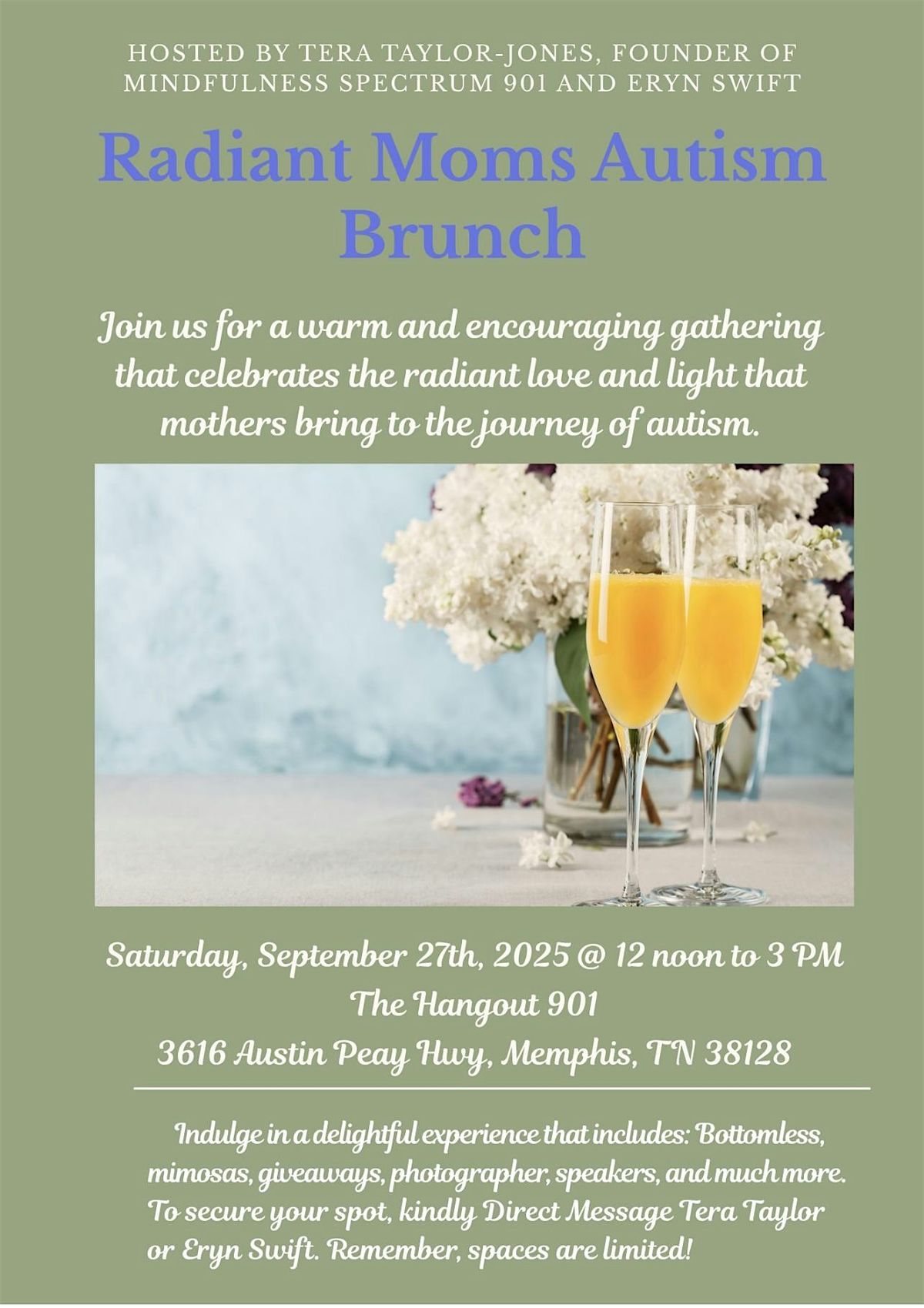Radiant Moms Autism Brunch, 27 September | Event in Memphis | AllEvents