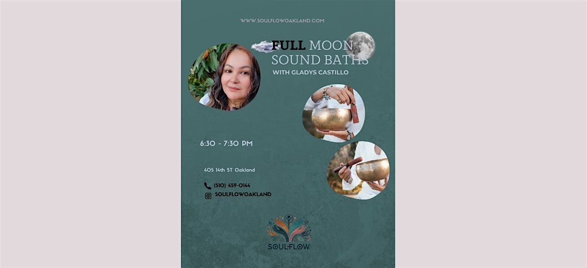 Full Moon Sound Bath with Gladys Castillo, 5 October | Event in Pinole | AllEvents