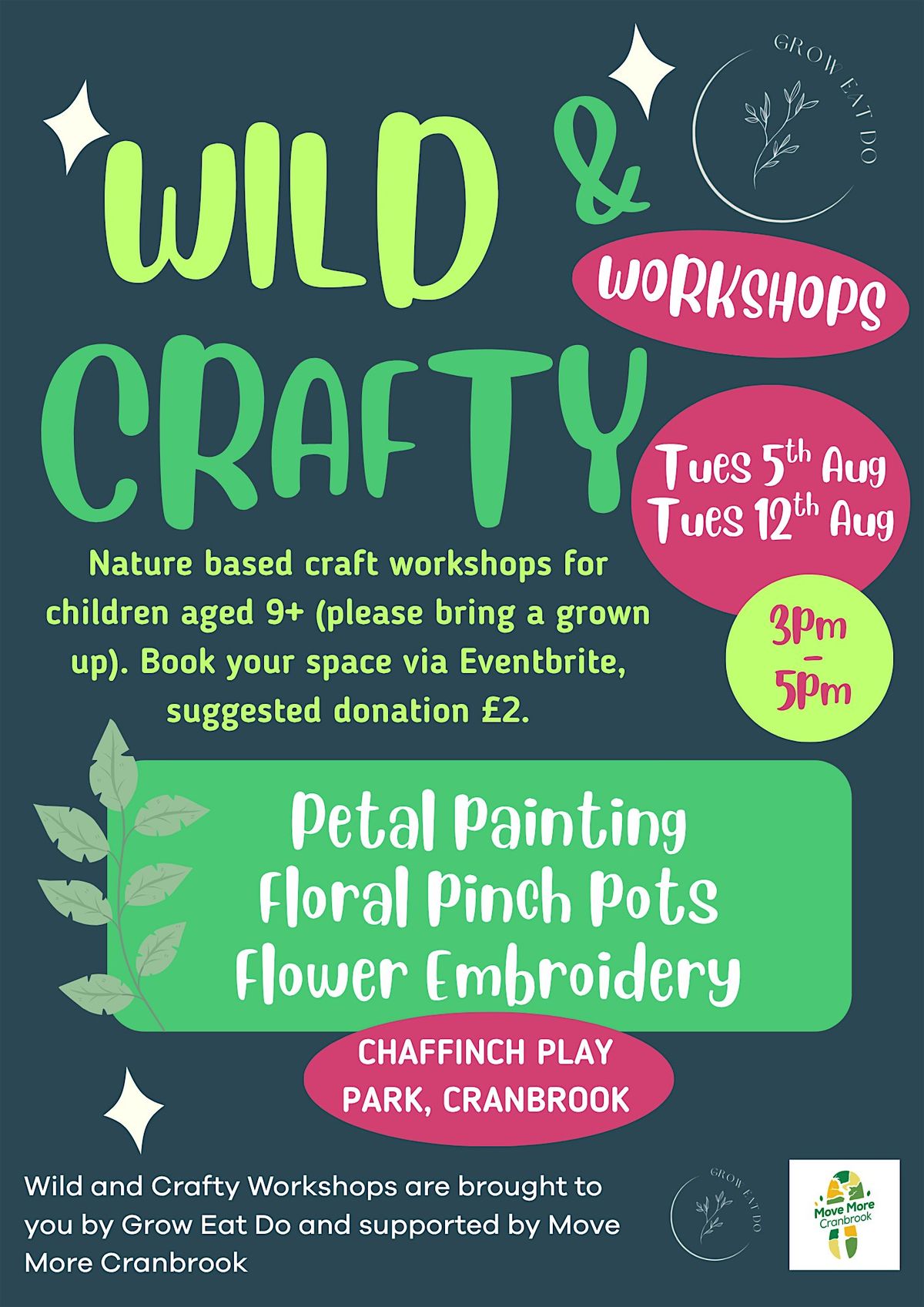 Wild and Crafty Workshop - Tues 12th Aug, 12 August | Event in Exeter | AllEvents