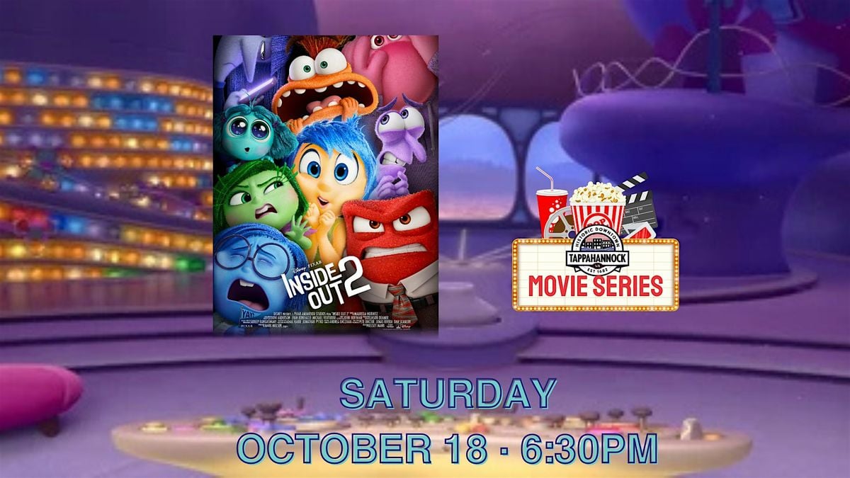 HDT Movie Series: Inside Out 2 at Rappahannock River Park, 18 October | Event in Tappahannock | AllEvents