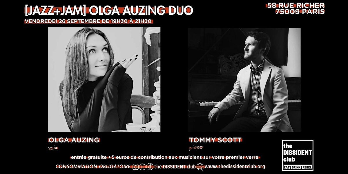 [JAZZ+JAM] Olga Auzing Duo | Event in Paris | AllEvents