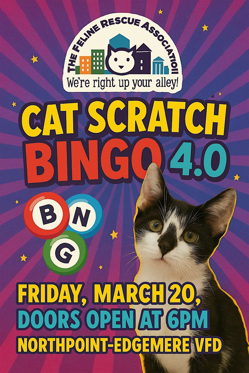 Cat Scratch Bingo 4.0, 20 March | Event in Baltimore | AllEvents