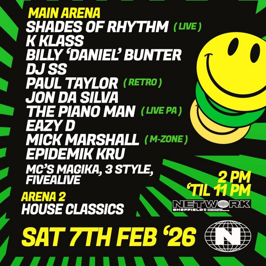 Return 2 Rave, 7 February | Event in Sheffield | AllEvents