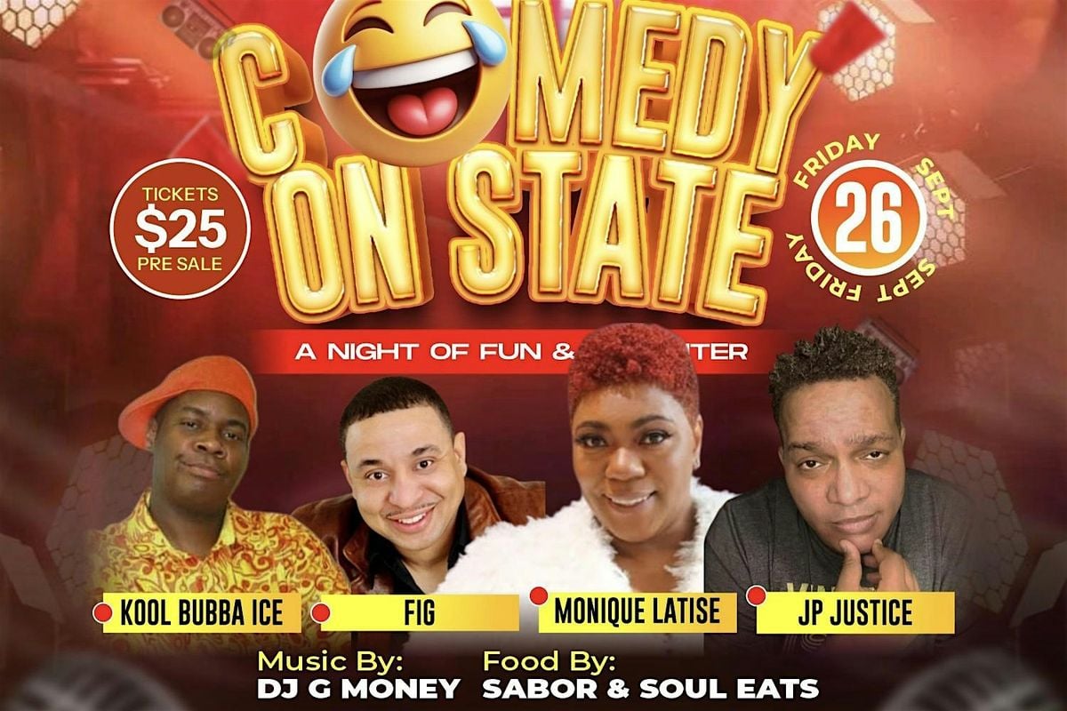 “COMEDY ON STATE”, 26 September | Event in Binghamton | AllEvents
