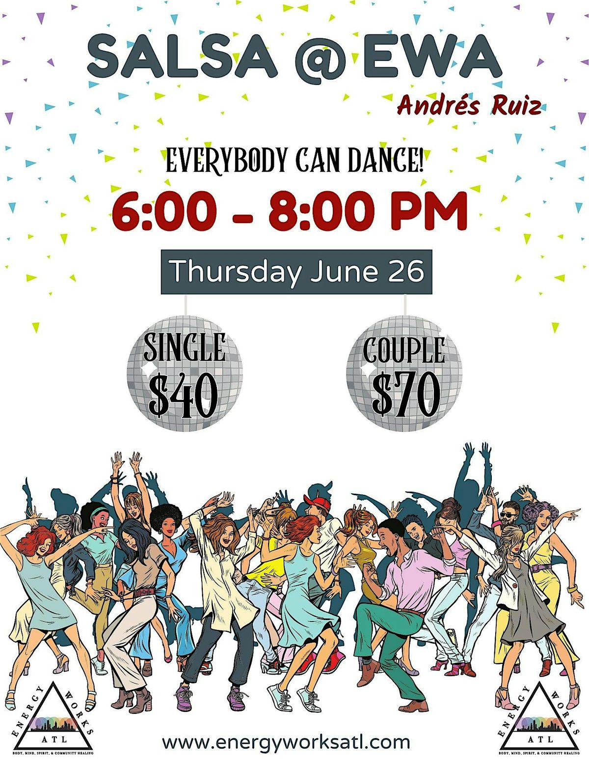 Salsa @ EWA! Everybody can dance., 26 June | Event in Atlanta | AllEvents
