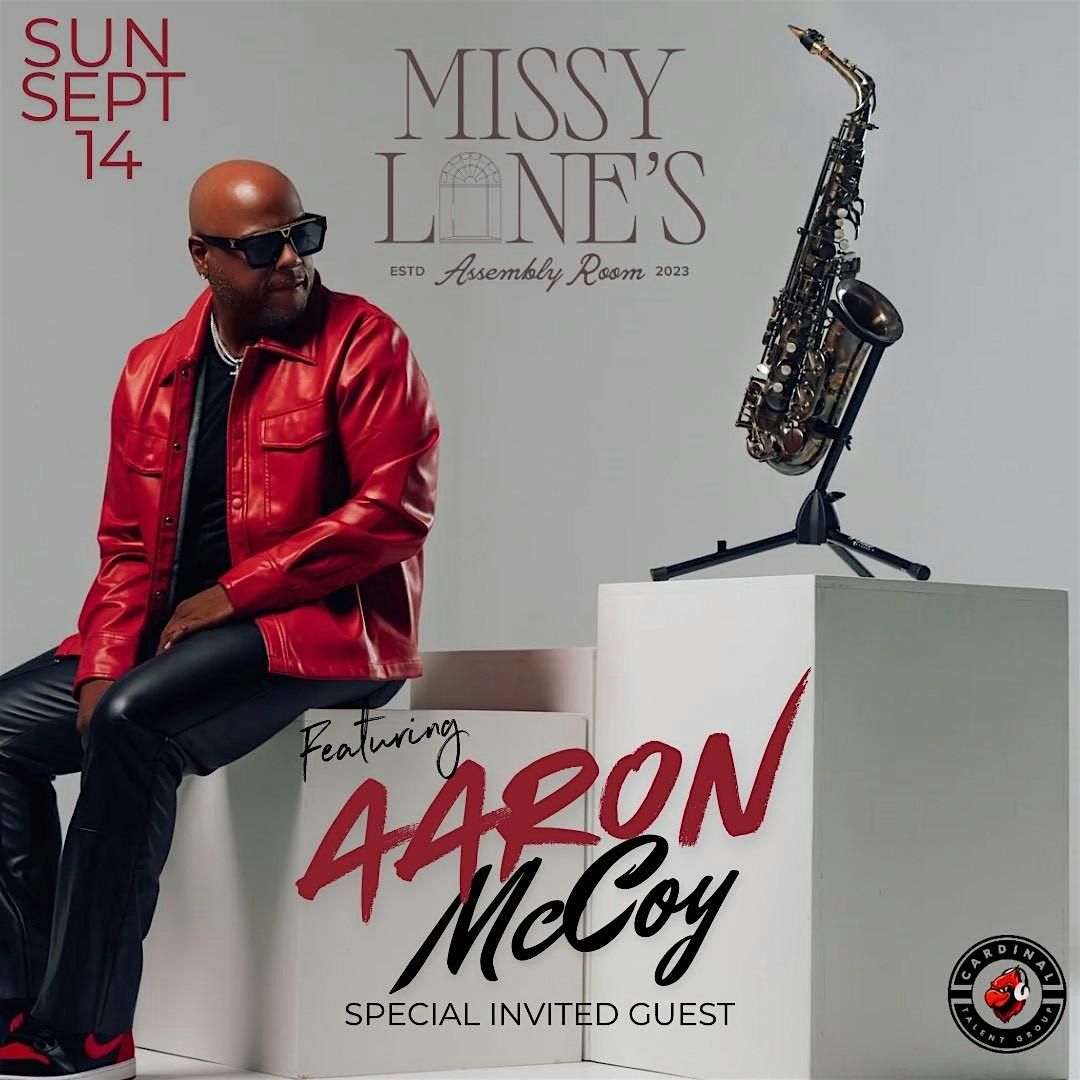 Aaron McCoy LIVE at Missy Lane's, 14 September | Event in Durham | AllEvents