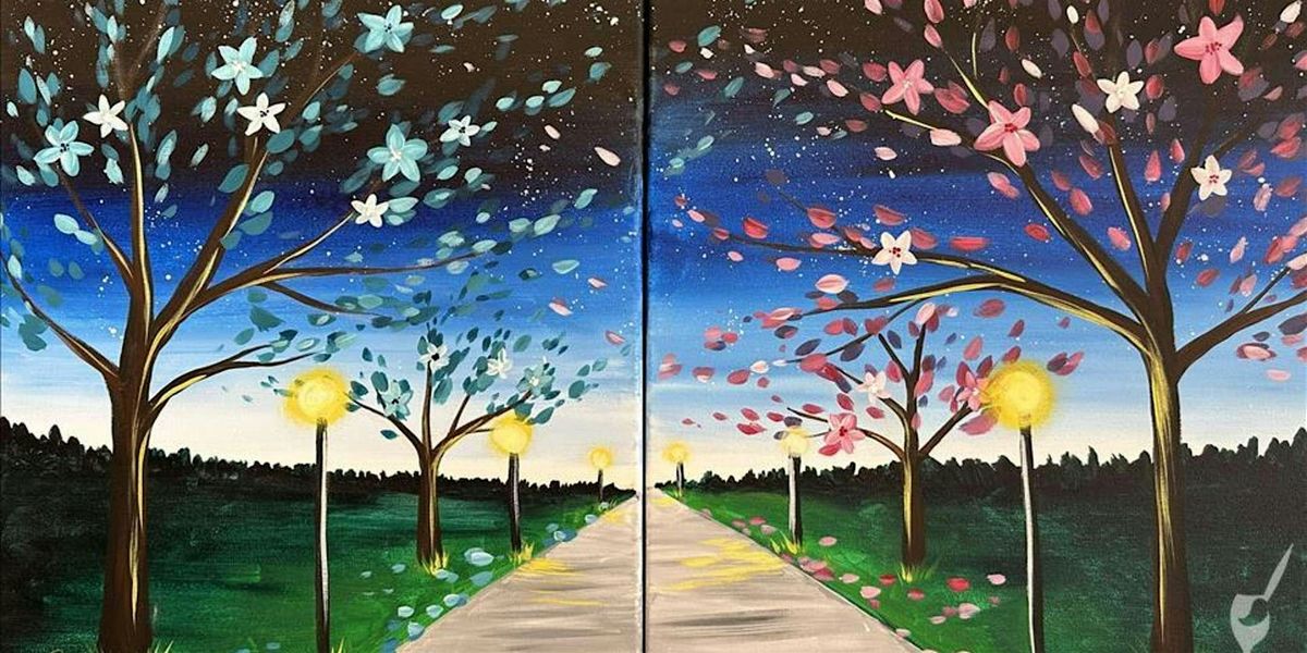 Blossoming Night Under Moonlight - Paint and Sip by Classpop!™, 24 June | Event in Baytown | AllEvents