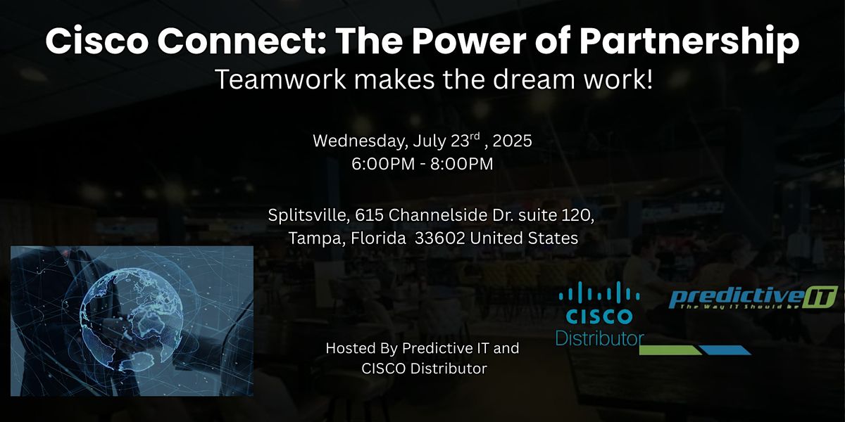 Cisco Connect:  The Power of Partnership at Splitsville, 23 July | Event in Tampa | AllEvents