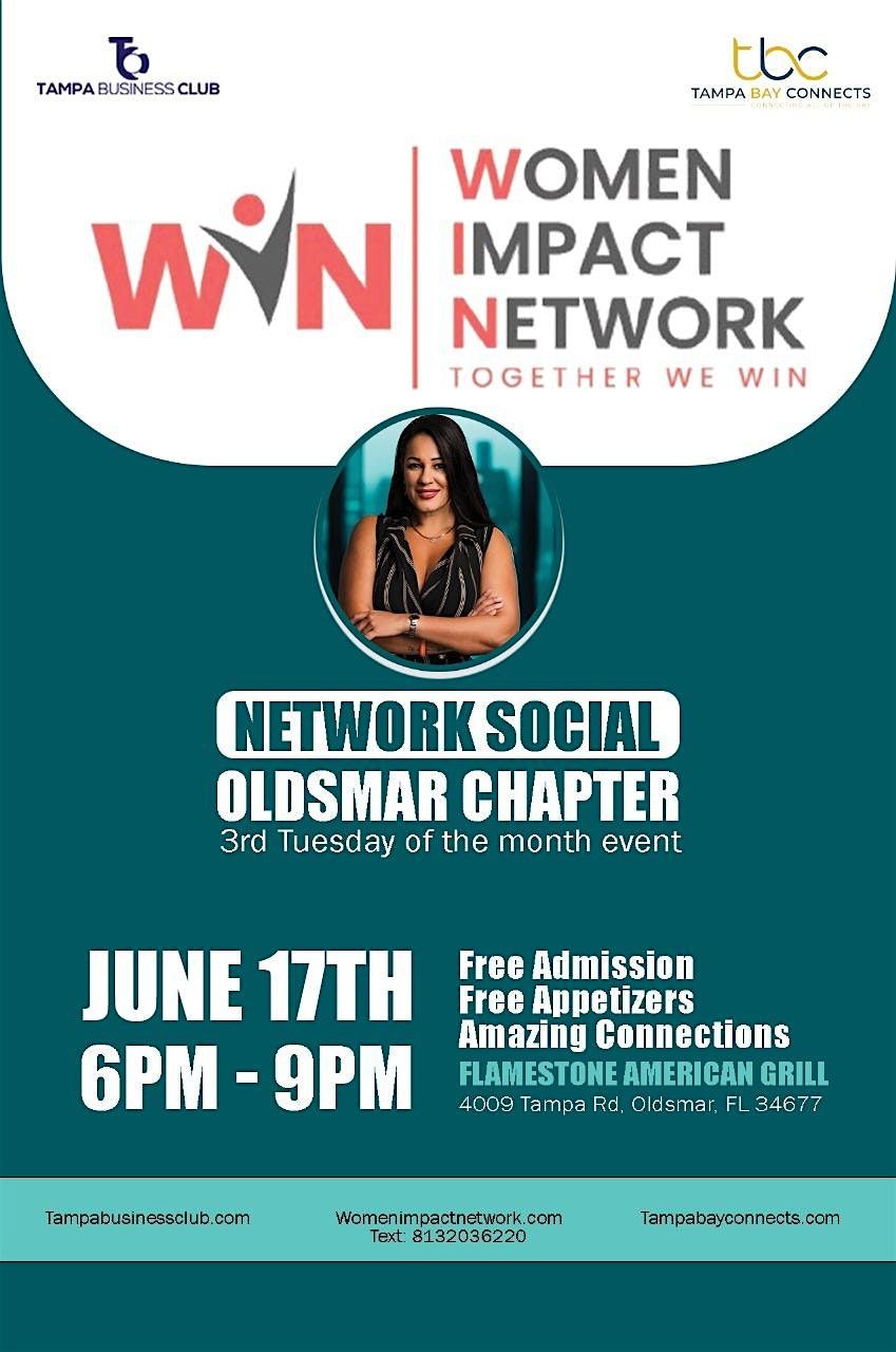 WOMEN IMPACT NETWORK OLDSMAR CHAPTER (Free admission & Appetizers), 17 June | Event in Oldsmar | AllEvents
