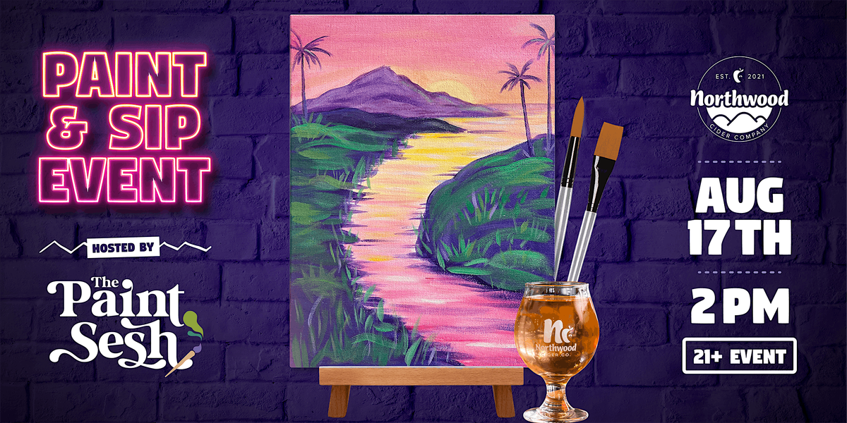 Paint & Sip Painting Event in Cincinnati, OH – “Path to Paradise", 17 August | Event in Cincinnati