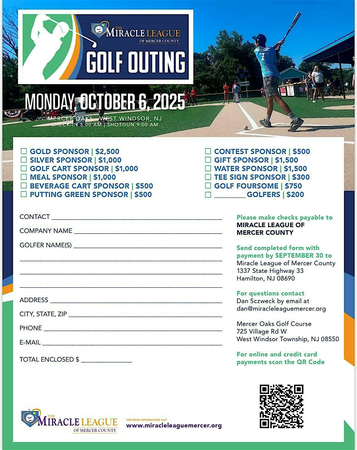 2025 Miracle League Fall Golf Classic, 27 August | Event in West Windsor Township | AllEvents