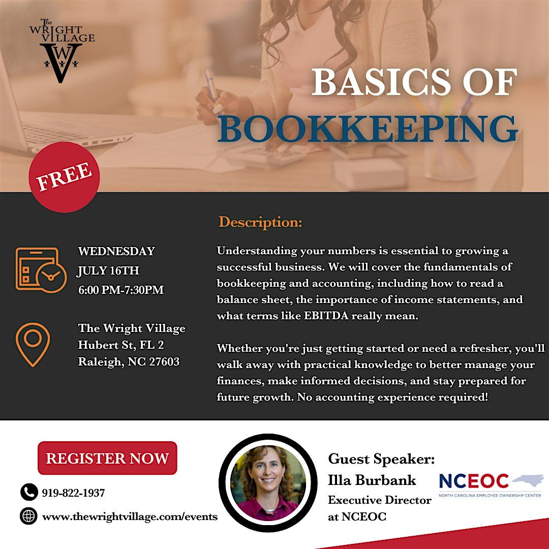 Basics of Bookkeeping | Event in Raleigh | AllEvents