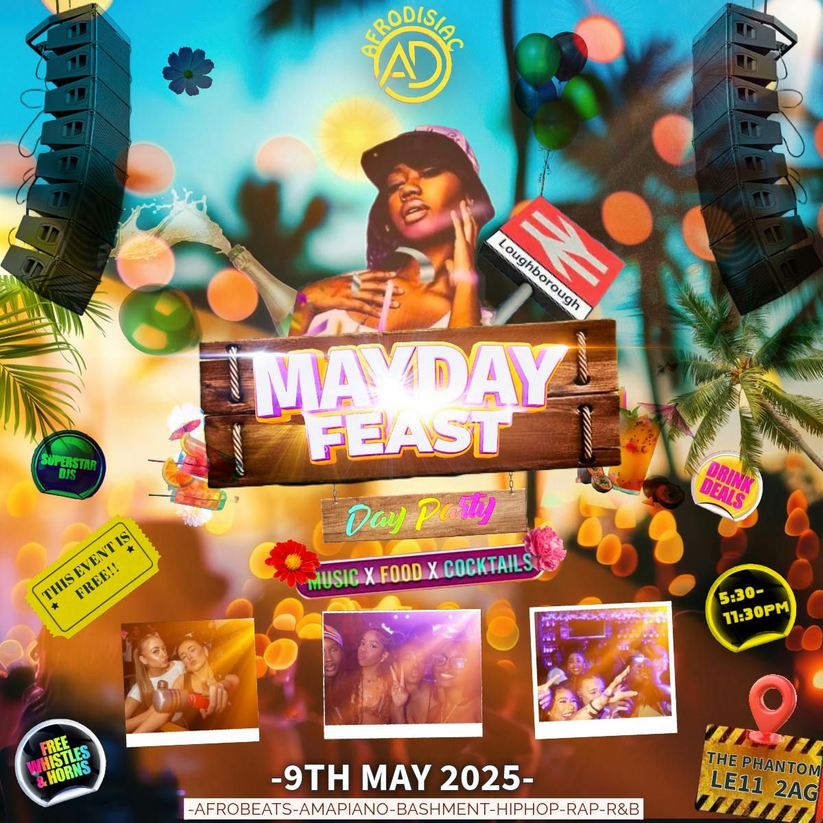 MAYDAY FEAST DAY PARTY , 9 May | Event in Loughborough | AllEvents