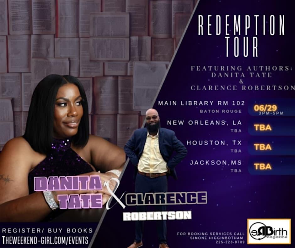 The Redemption Book Lauch, 29 June | Event in Baton Rouge | AllEvents