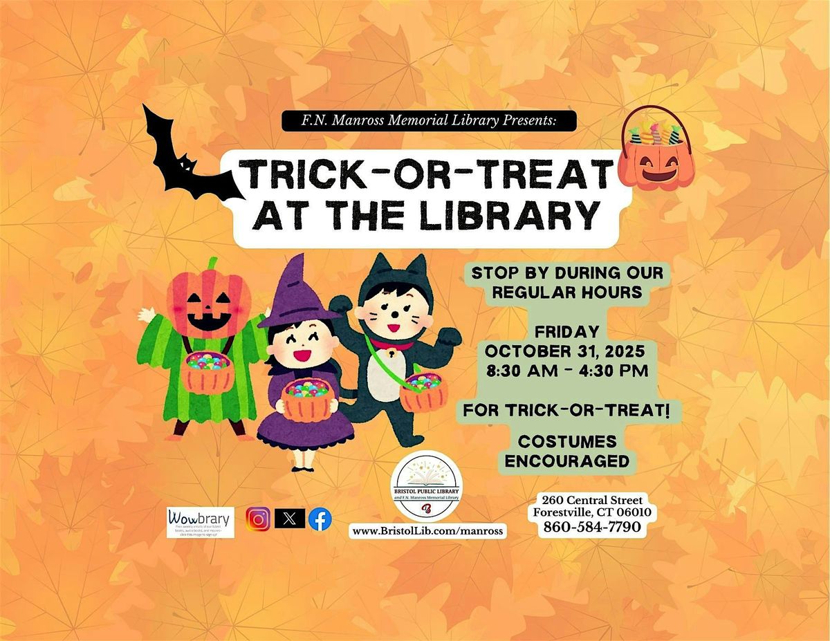 Trick-or-Treat at the Library! Drop-In, 31 October | Event in Bristol | AllEvents