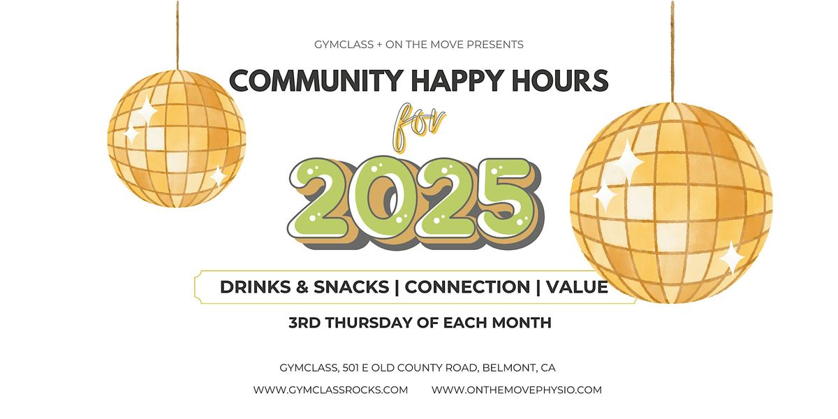 October Community Happy Hour Event (3), 30 October | Event in Belmont | AllEvents
