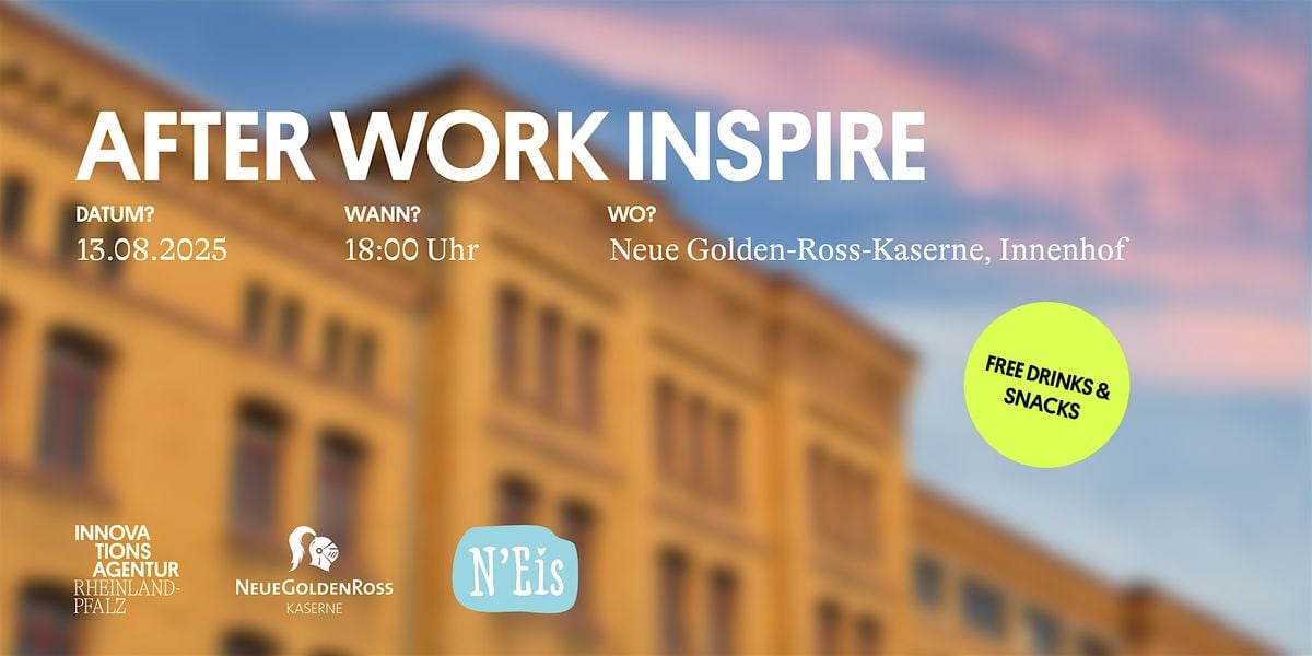After Work Inspire, 13 August | Event in Mainz | AllEvents