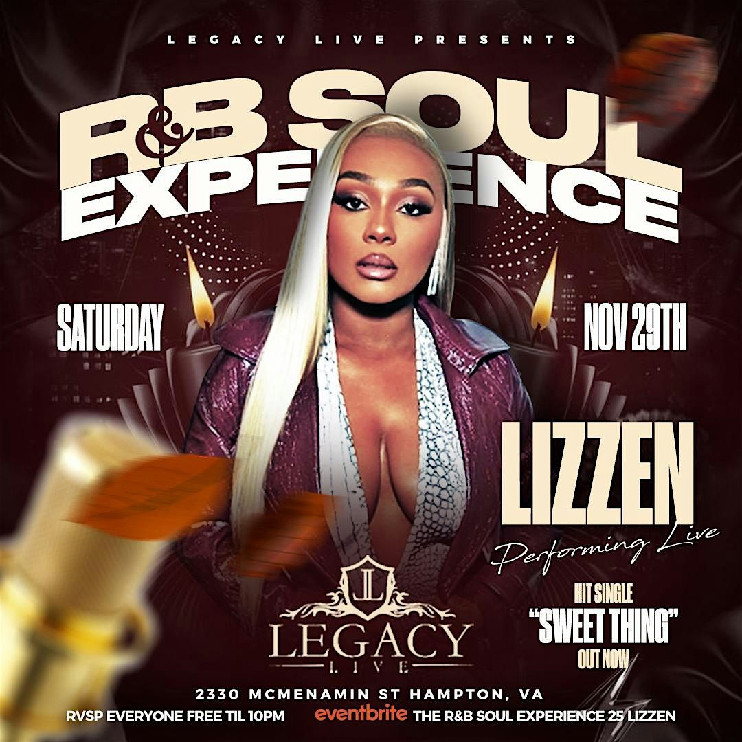 R&B SOUL EXPERIENCE 2025 FEATURING LIZZEN, 29 December | Event in Hampton | AllEvents