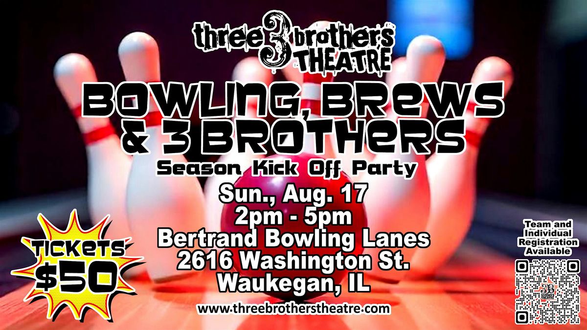 Bowling, Brews, and 3Bros, 17 August | Event in Waukegan | AllEvents